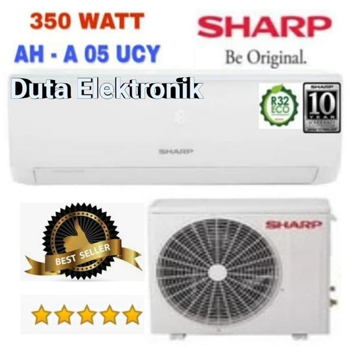Jual SHARP AC 1/2 PK - AH A5UCY R32 - INDOOR,OUTDOOR | Shopee Indonesia