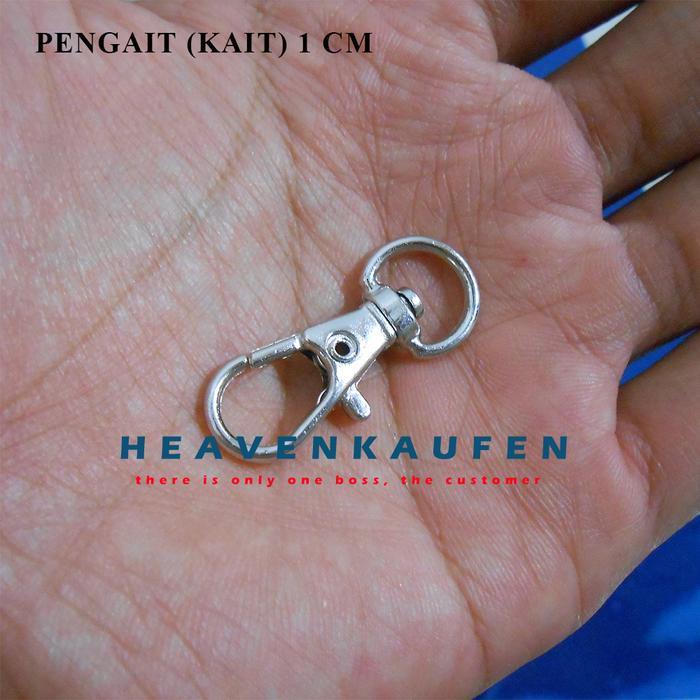 Jual Kait Pengait Kecil 1 cm Nikel Silver Harga Per Lusin 12 Pcs Untuk ...