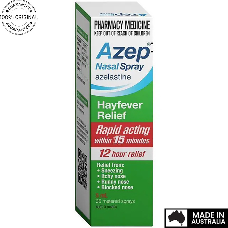Jual Aussie Original Azep Hayfever Relief Nasal Spray 5ml | Shopee ...