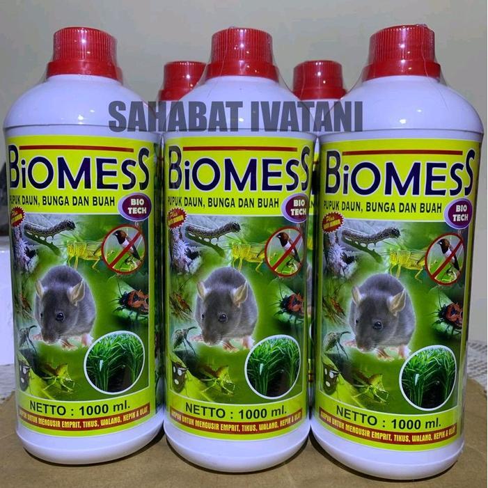 Jual BIOMESS 1 Liter ,pupuk daun bunga dan buah sekaligus ampuh ...