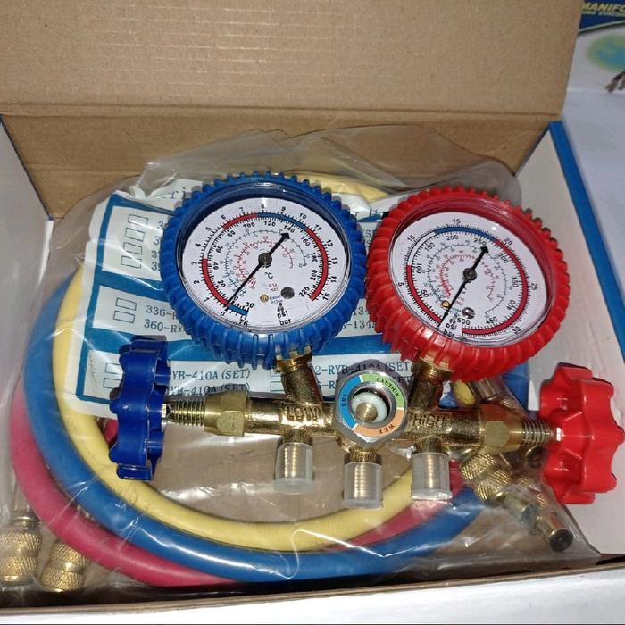 Jual Manifold Ac Multi Double Untuk Freon Jenis R22R32R410A134Ar600 Dll ...