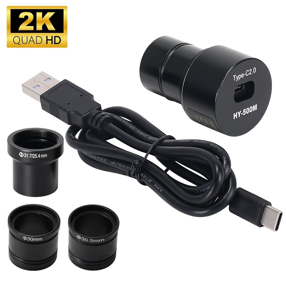 Jual BARU 5MP 2K FHD Digital Eyepiece Type-C Electronic Microscope IMX ...