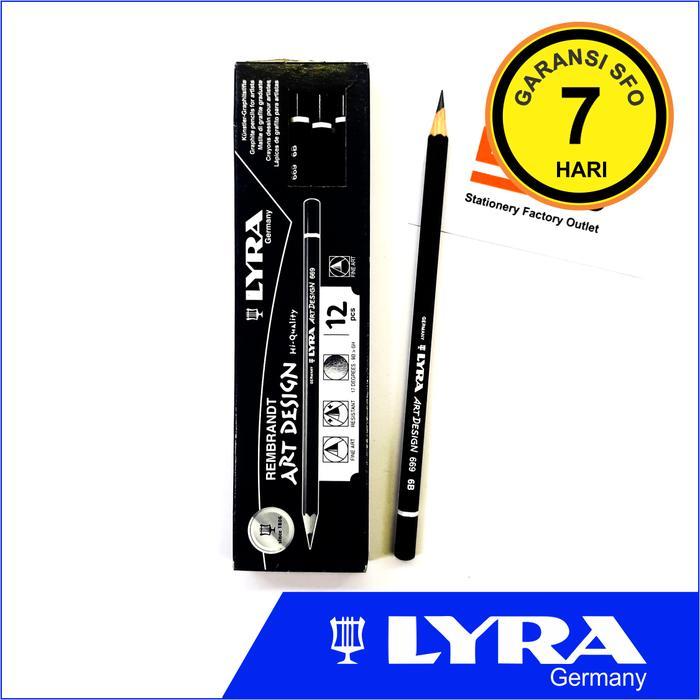Jual Pensil Lyra Art Design 669 6B - Graphite Pencil 6B | Shopee Indonesia