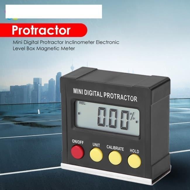 Jual Digital Protractor Angle Finder Inclinometer Level Magnetic -Ak26 ...