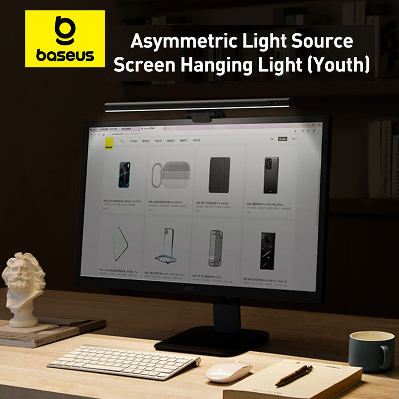 Jual Baseus LED Desk Lamp Screen Light PC Computer Laptop Hanging LED ...