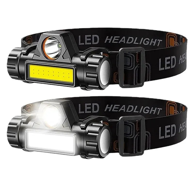Jual Rechargeable Cob Led Usb Headlamp Magnetic Powerful Headlight ...