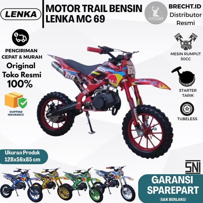Jual LENKA Motor Mini Anak LENKA MC-69 MC69 Mesin Single Cylinder 2 Tak ...
