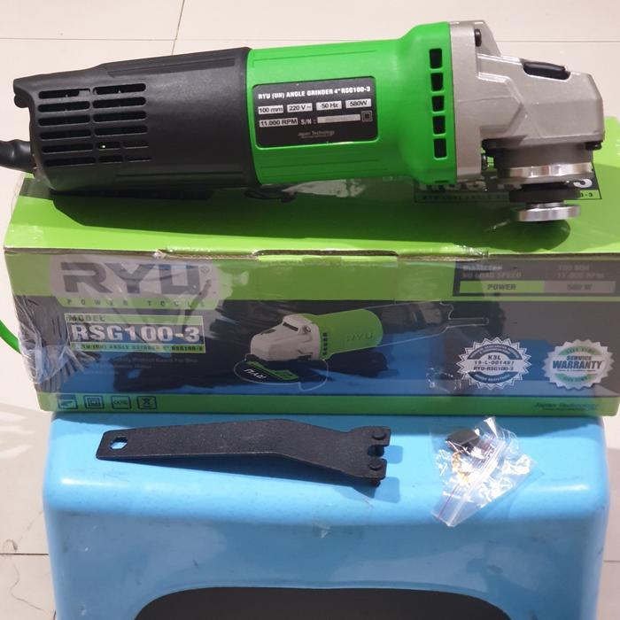 Jual Mesin Gerinda Tangan Ryu / Angle Grinder Ryu Rsg 100-6 Pasti ...