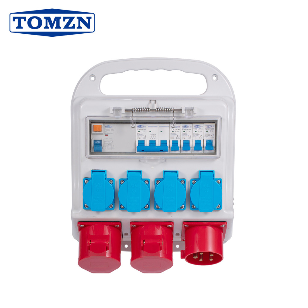 Jual TOMZN Industrial Waterproof Socket Box Maintenance Power Temporary ...