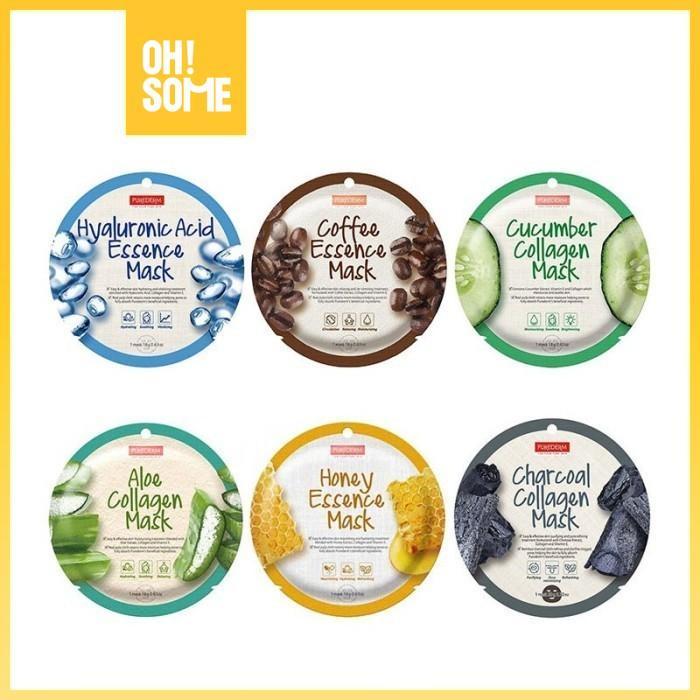 Jual OHSOME Purederm Mask Charcoal Aloe Honey Coffee Masker Wajah Korea ...