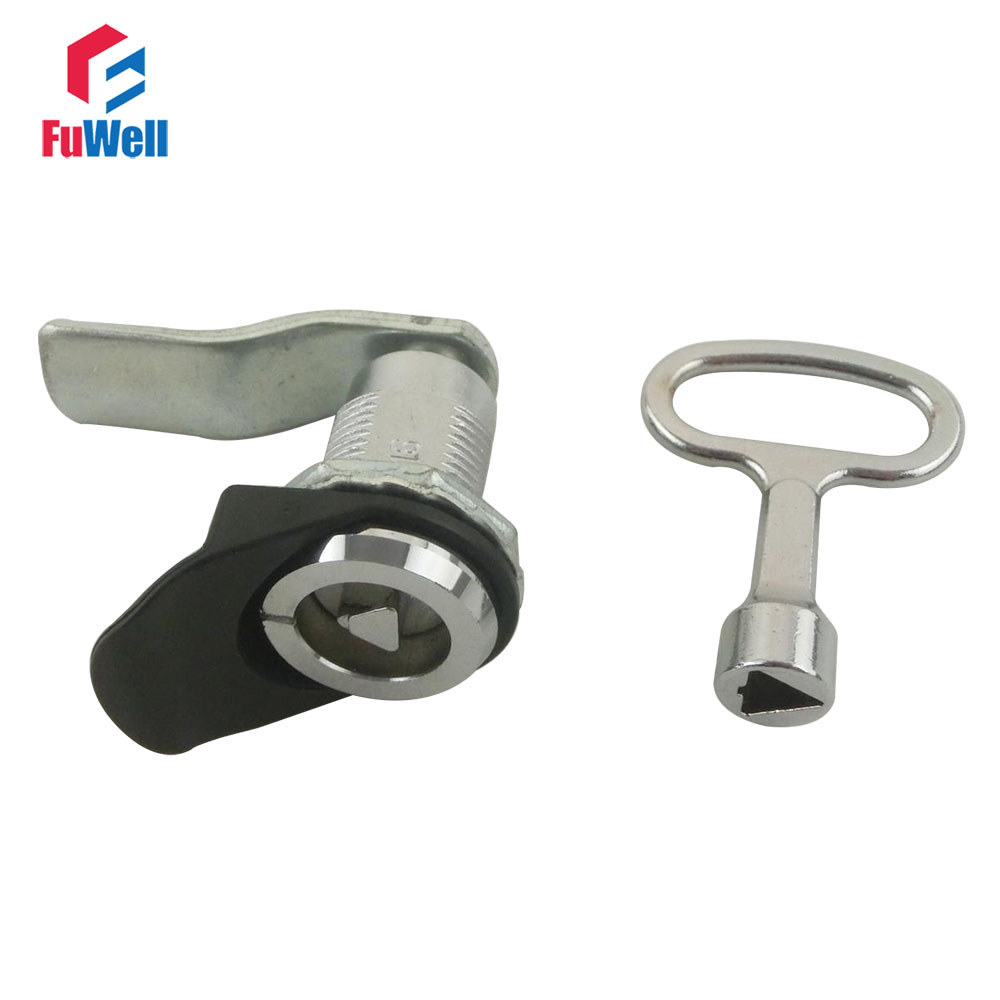 Jual MS816 Triangle Key Mini Cam Lock with Handle Mailbox Drawer ...