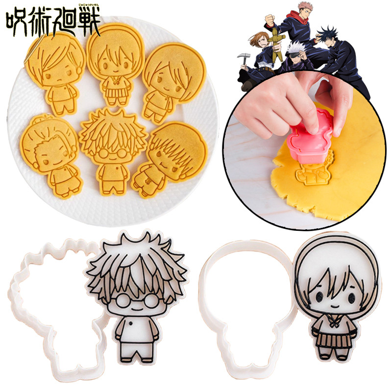 Jual Jujutsu Kaisen Cookie Cutters Biscuit 3D Anime Satoru Gojo Plastic ...