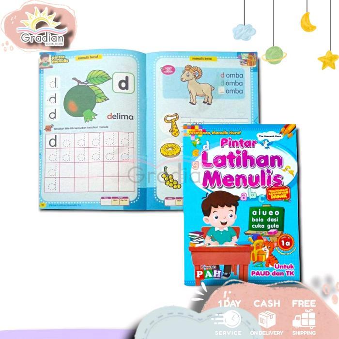 Jual Buku TK PAUD Pintar Latihan Menulis ABC Huruf Besar dan Kecil ...