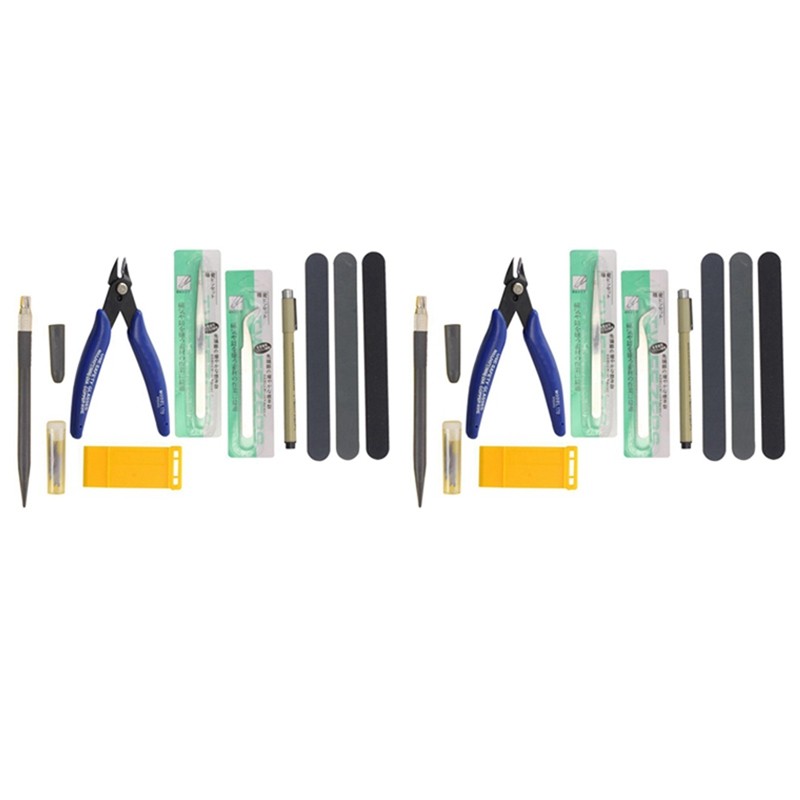 Jual 18X Model Tools Kit Modeler Basic Tools Craft Set Hobby Building ...