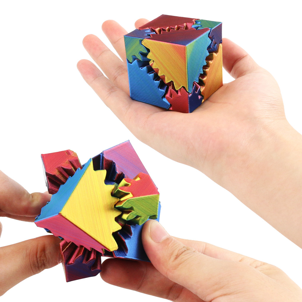 Jual 3D Printed Gear Ball All-Round Rotation Puzzle Toy, Creat ...