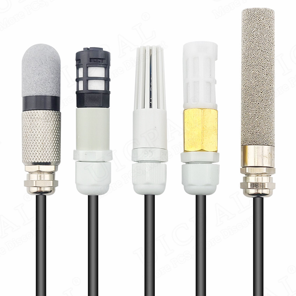 Jual RS485 Temperature Humidity Sensor Module Probe Cable Modbus RTU ...