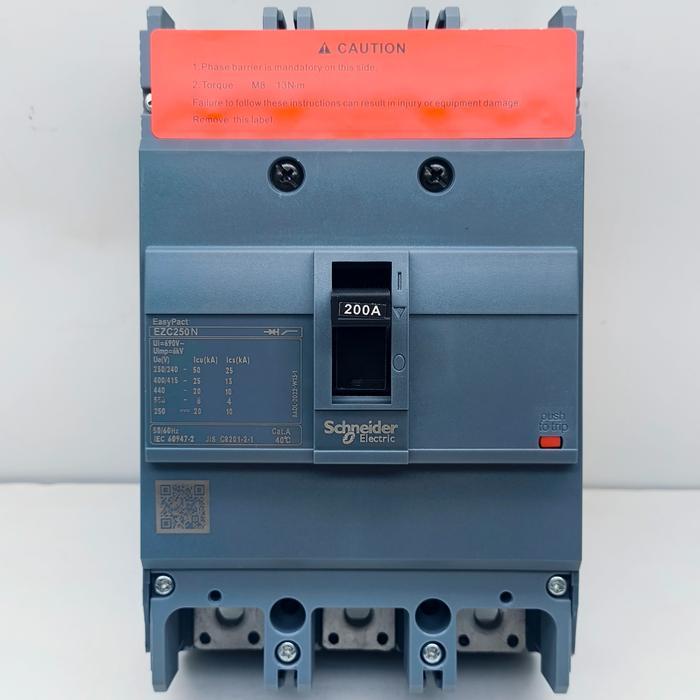 Jual Mccb Ezc250N 3P 200A 25Ka Ezc250N 3Pole 200A 415Vac. 200A | Shopee ...