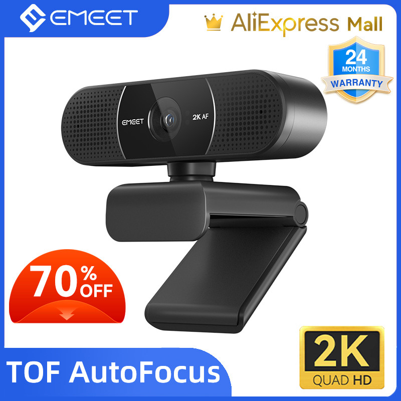 Jual Webcam 2K Web Camera 1080P TOF Autofocus Streaming Camera EMEET ...