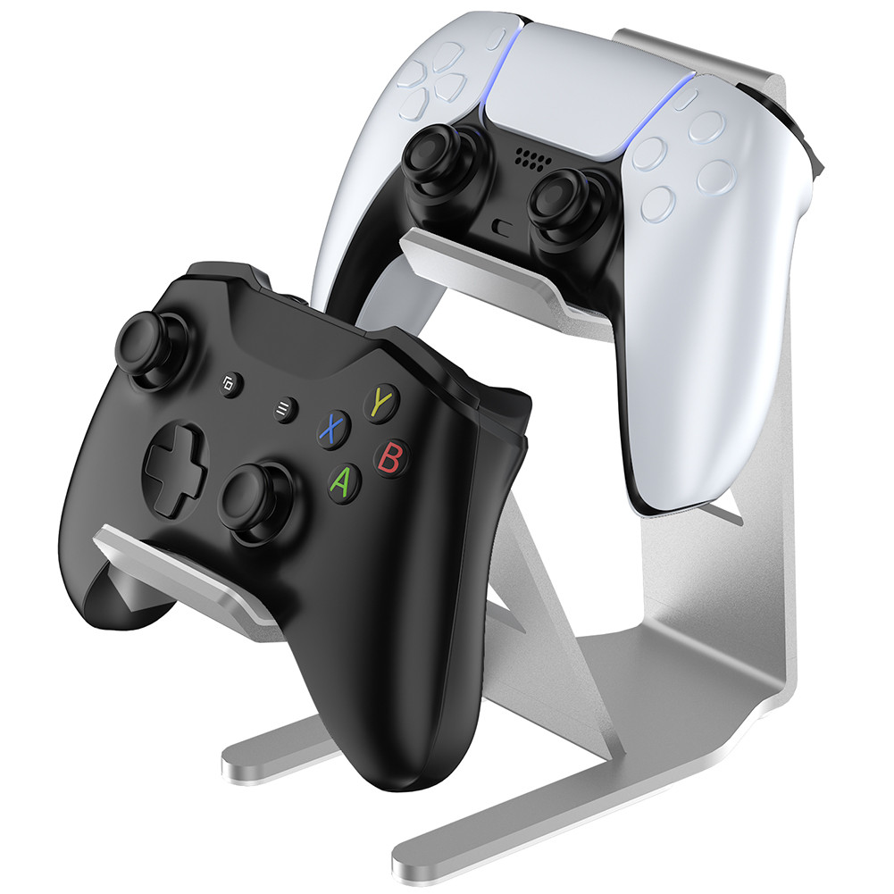 Jual Gamepad Rack Stand Space Saving Desktop Stand Dual Game Controller ...