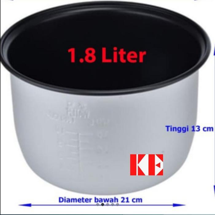 Jual PANCI TEFLON INNER POT RICE COOKER MIYAKO 1,8 LITER T=13CM ...