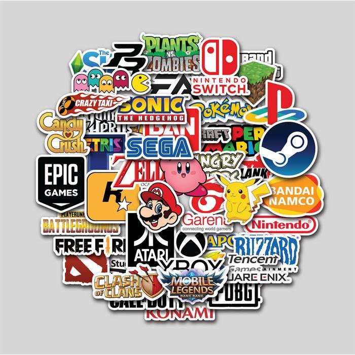 Jual STICKER PACK LOGO GAMES STICKER TUMBLER STIKER LAPTOP KOPER HELM ...