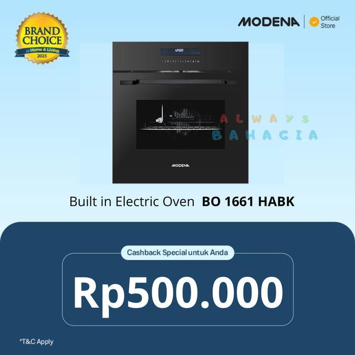 Jual Modena BO 1661 HABK Oven Listrik Terintegrasi dengan Fitur Air ...