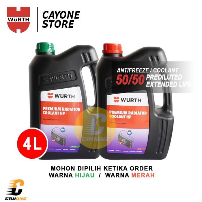 Jual WURTH Anti Rust & Corrosion Premium Radiator Coolant HP 50/50 ...