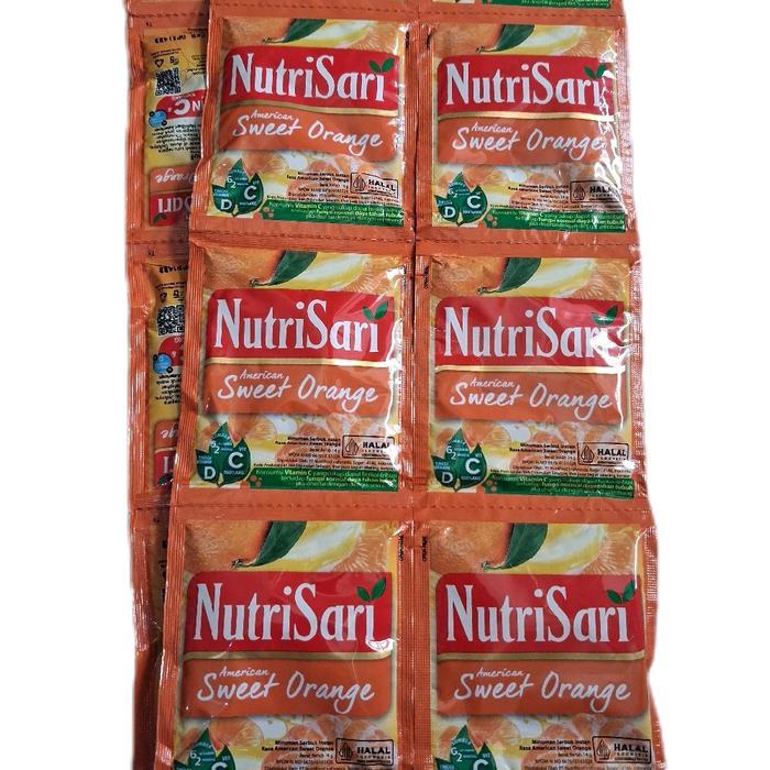 Jual NutriSari Rasa Jeruk America 1 Renteng Orange - Produk dengan Rasa ...
