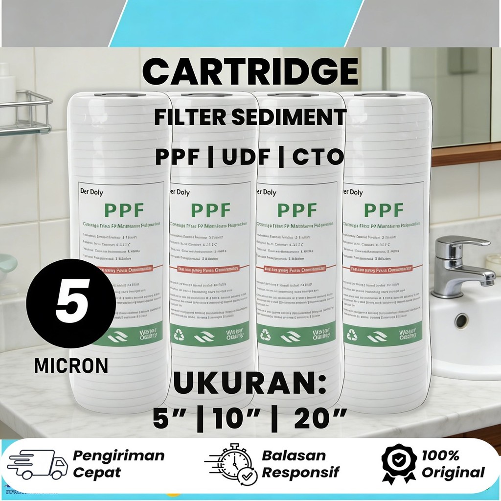 Jual CARTRIDGE FILTER AIR 10 INCH / PP | UDF | CTO FILTER AIR 10 INCH ...