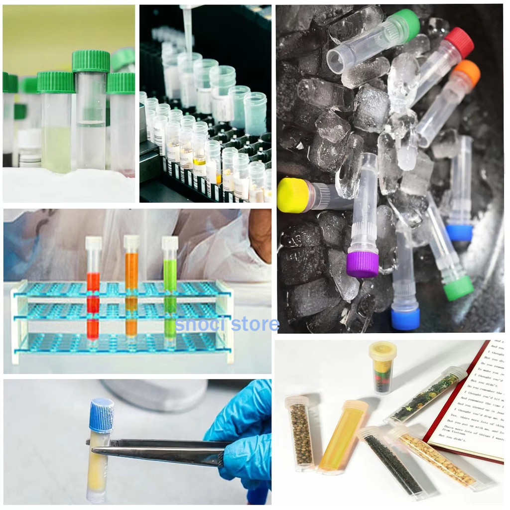 Jual 1.8ml Plastic Cryovial Laboratory Freezing Tubes 1.8ml test tube ...