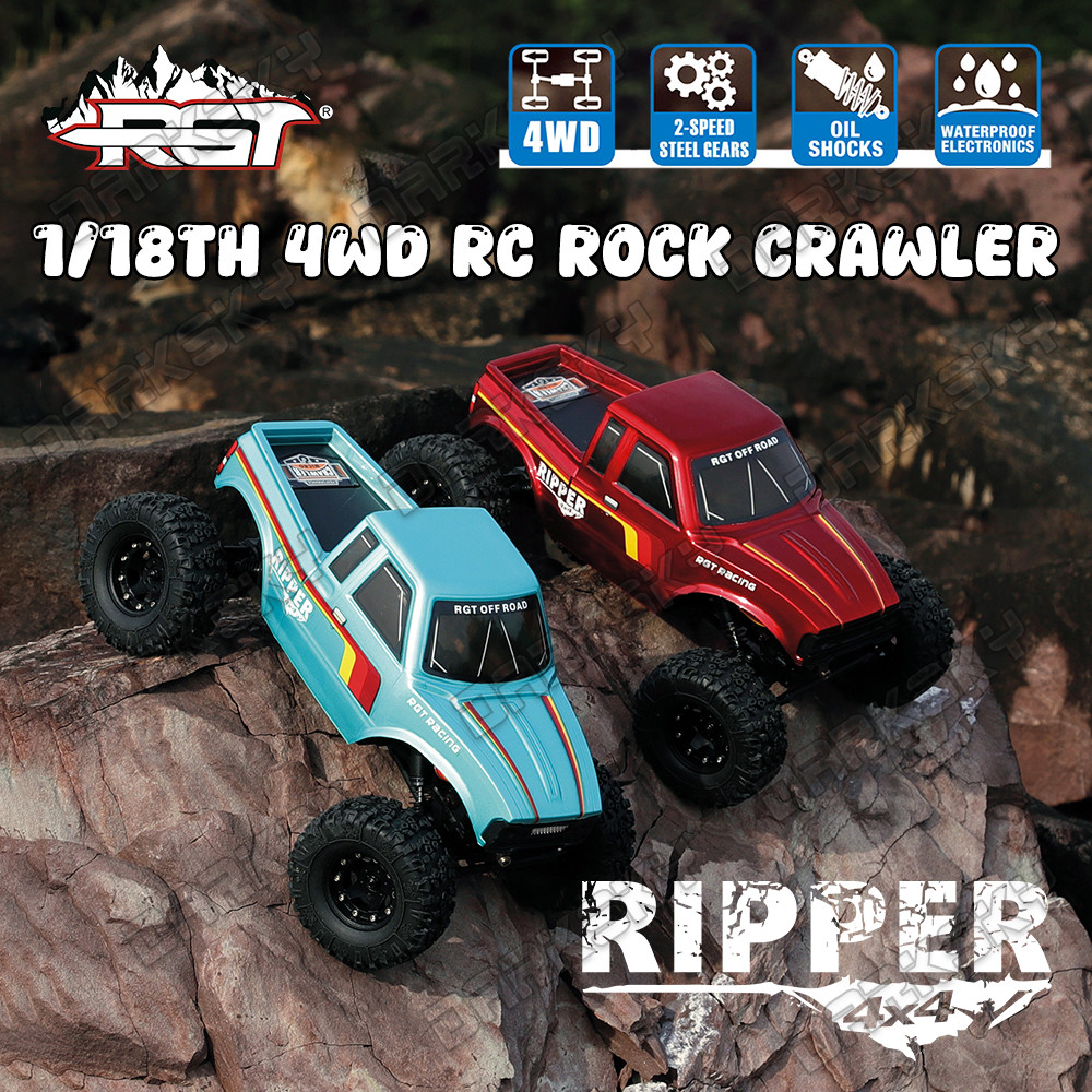 Jual Rgt 18800 Ripper Lcg Outrunner 4 Brushless Rc Rock Crawler 1/18 ...