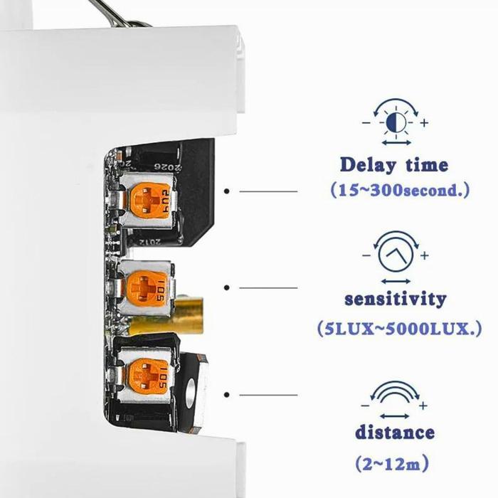 Jual ken Saklar Lampu Otomatis Sensor Gerak Ceiling Plafon Radar ...
