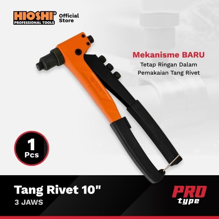 Jual ASLI HIOSHI /HTR013/Tang Rivet/Ripet/Hand Riveter/Blister/10 Inch ...