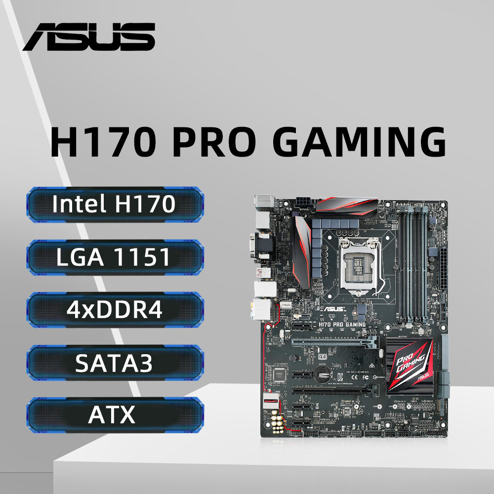 Jual ASUS H170 PRO GAMING Motherboard Support i7-7700K 6700K i5