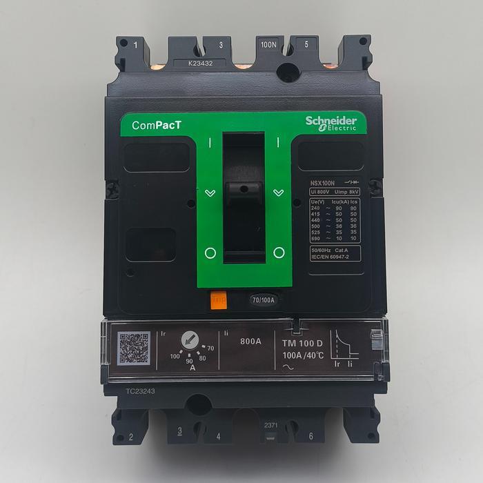 Jual Mccb / Breaker Nsx100N 3P 100A 70-100A 3Pole Tm100D | Shopee Indonesia