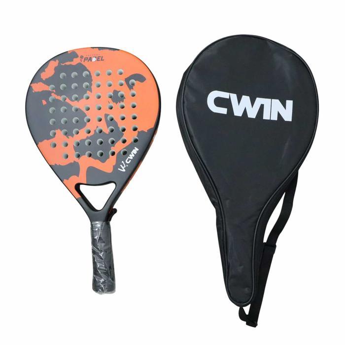 Jual Raket Padel Teardrop Carbon Glass Fiber 3.8Cm Thickness 360G ...