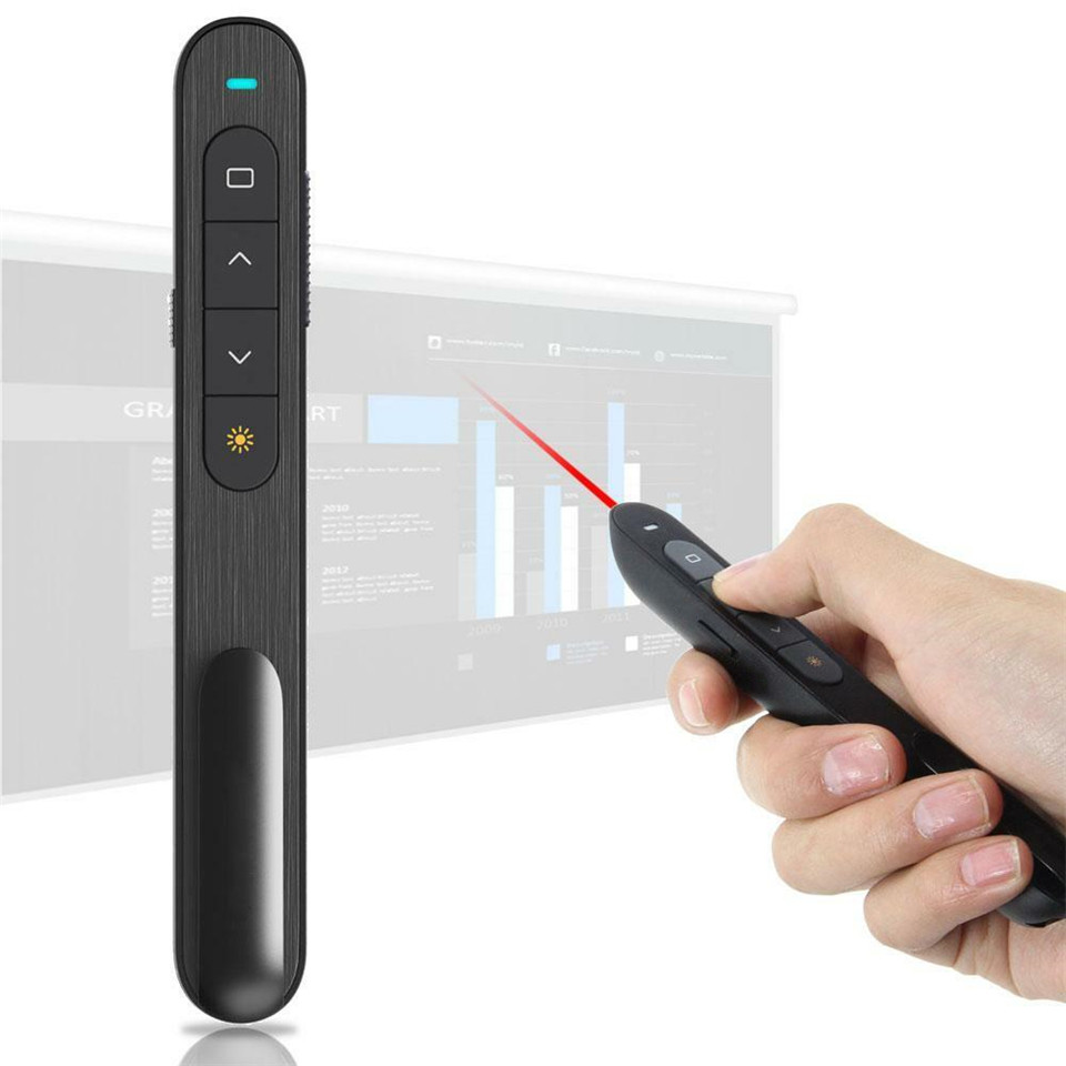 Jual DISKON USB PowerPoint Pointer Mouse: 2.4G RF Wireless Presenter ...
