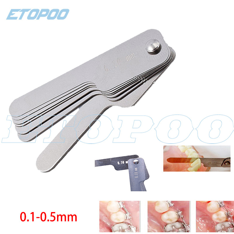 Jual Jual Dental Tooth Gap Measuring Ruler Interproximal Reduction ...