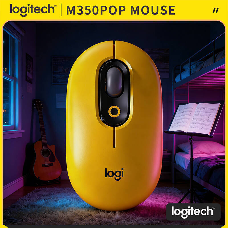 Jual Eco-Friendly Logitech M350 POP Mouse Recycled Plastic Silent ...