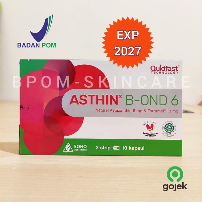 Jual Asthin B-Ond Bond 6 6Mg 1 Box Isi 20 Caps Suplemen Natural ...