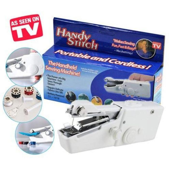 Jual Mesin Jahit HANDY STITCH Portable Handheld Sewing Machine Kain ...