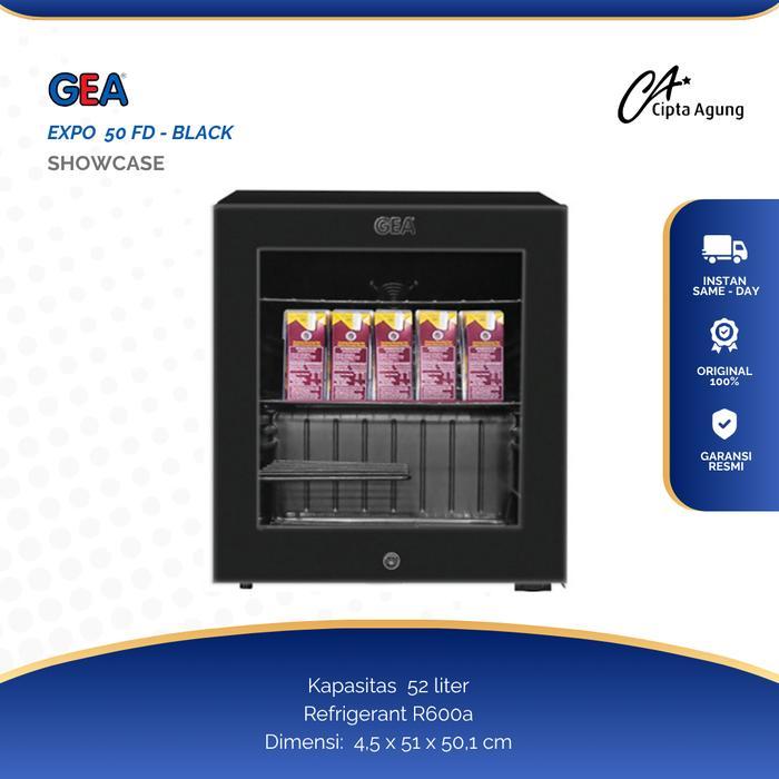 Jual GEA SHOWCASE COOLER MINI PORTABLE MINIMALIS EXPO 50 FD EXPO50FD ...