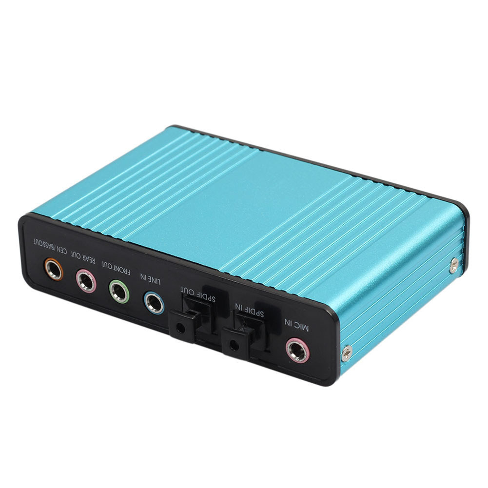 Jual Professional USB Sound Card 6 Channel 5.1 Optical External Audio ...