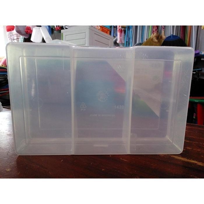 Jual Ready Stok - Kotak Aksesoris/ Obat 3 Sekat Besar Tebal Box Plastik ...