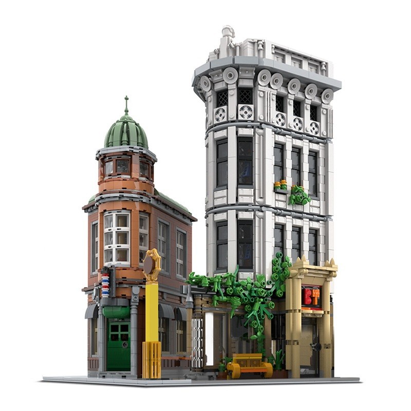 Jual MOC Modern Flatiron Edifice Architecture Building Blocks Set ...