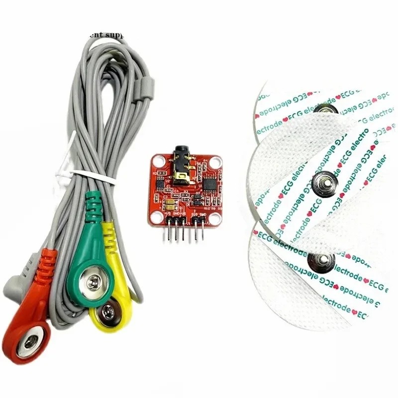 Jual 1Set AD8232 Muscle Signal Sensor EMG Sensor Ecg Module Ecg ...
