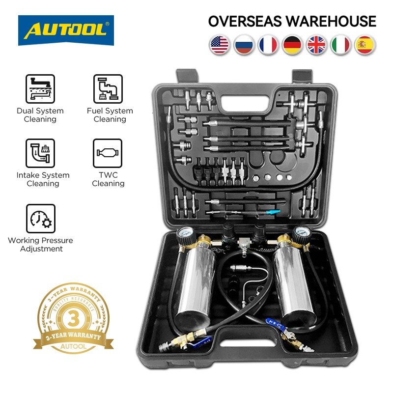Jual Non-Dismantle Auto Injector CleanerDual System Fuel Injector ...