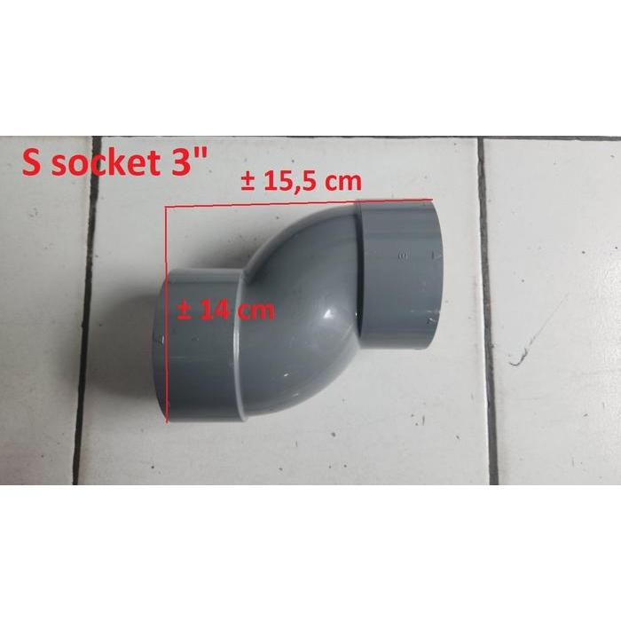 Jual S SOCKET SOKET PIPA PVC RUCIKA 2