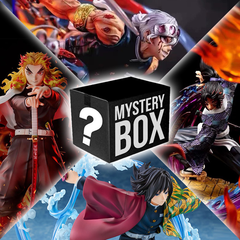 Jual Demon Slayer Figure Anime Blind Box Mystery Box Kamado Nezuko ...