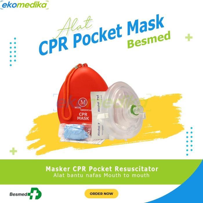 Jual Ready Masker CPR Pocket + Tube Resusitator Besmed | Shopee Indonesia